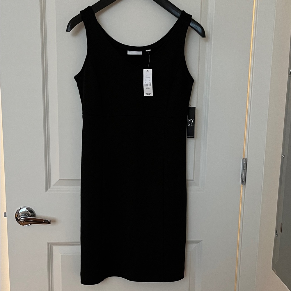New York & Company black sleeveless stretch dress S NY&C